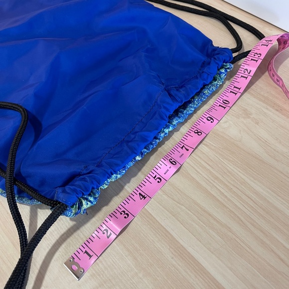 Blue Drawstring Lululemon Backpack - Picture 5 of 6